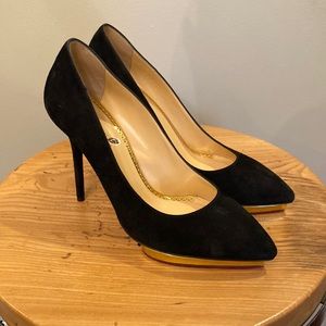 Charlotte Olympia Debbie Suede Pump
